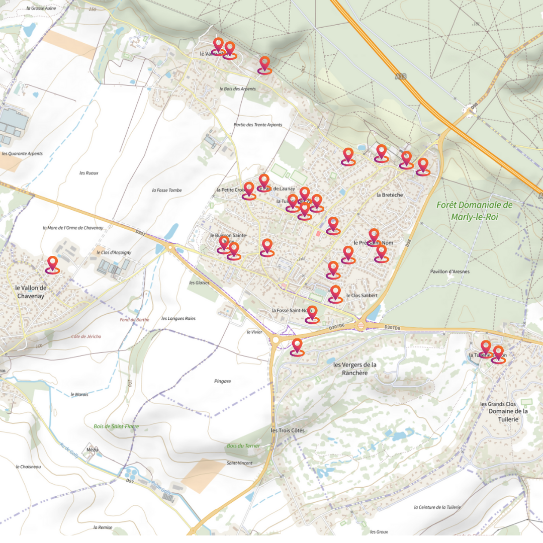 oui carto liste quartiers